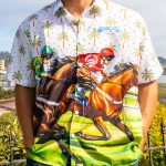 Horse Racing Button Down Del Mar
