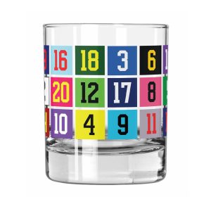 Saddle Cloths Rocks Glass 4 Pack