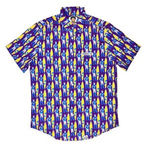 Old Smoke Standing Jockey Surf Button Up