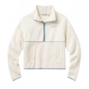 Del Mar Running Horse Lodge Sherpa Half Zip Pullover