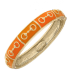 Horsebit Enamel Bangel