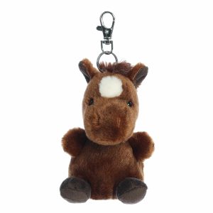 ClipOn 4" Truffle Brown Horse