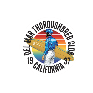 Jockey Sunset Sticker