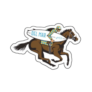 Jockey Surfboard Magnet