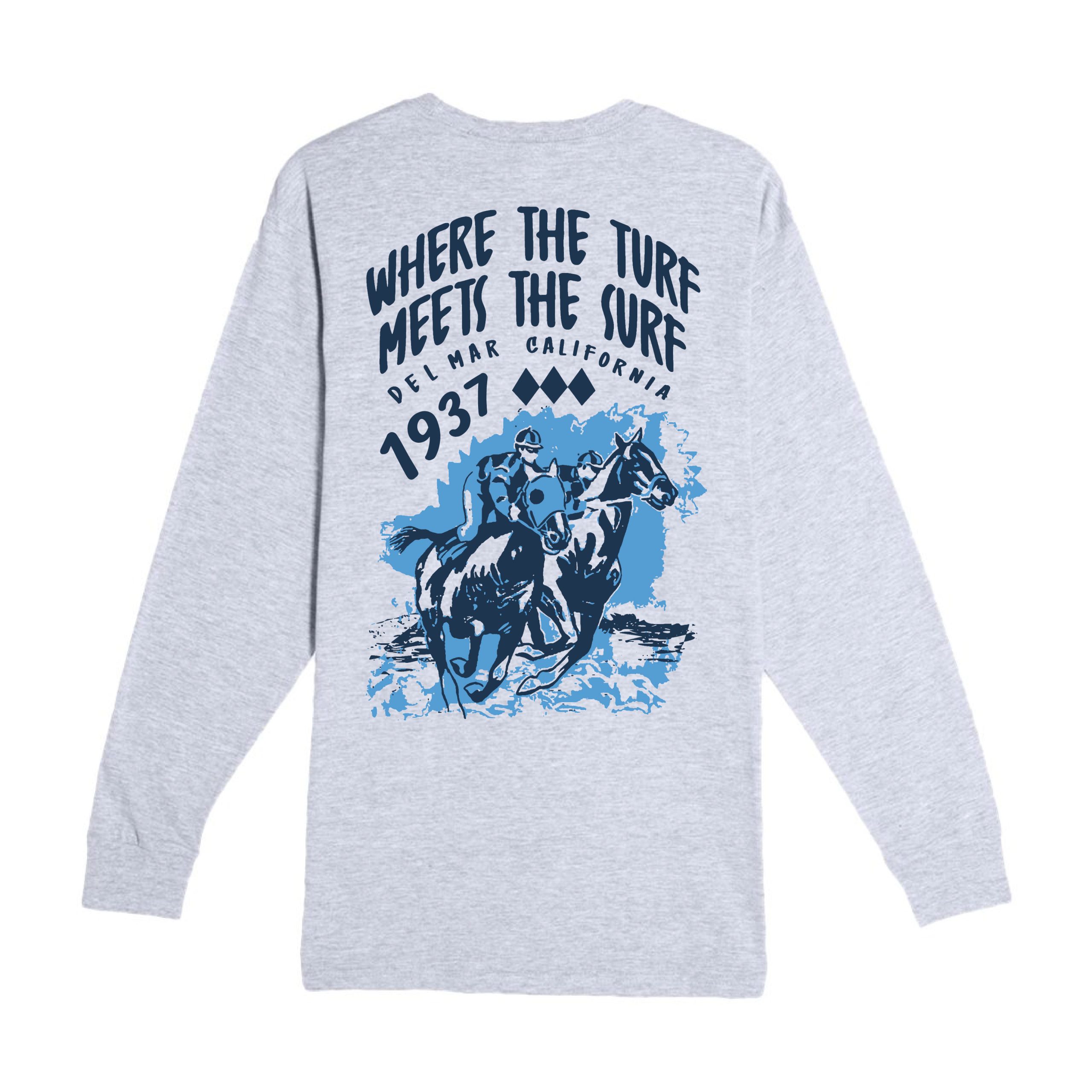 Turf Meets Surf Scene Long-sleeve Tee
