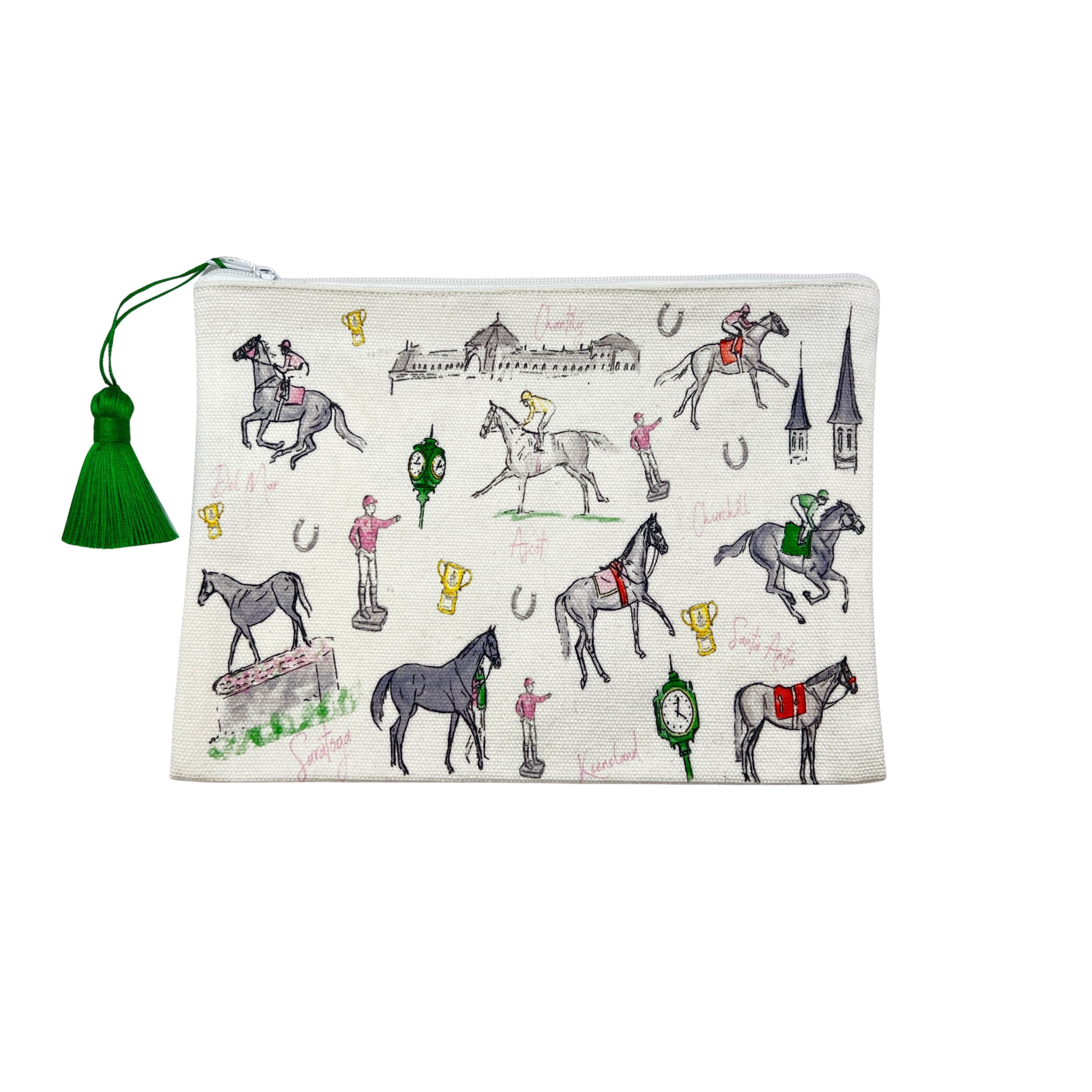 Racing Around World Cosmetic Bag